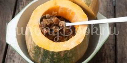 Шаг 2: пшенной каши в тыкве