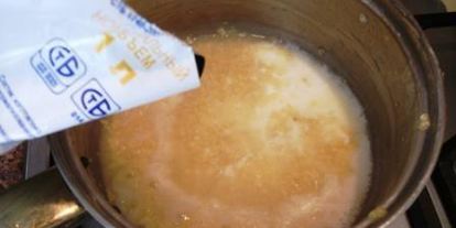 Шаг 2: пшенной каши