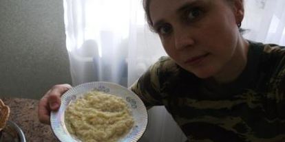 Шаг 4: пшенной каши