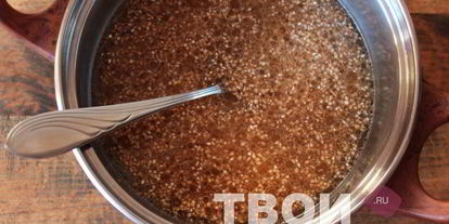 Шаг 4: рассыпчатой пшеничной каши