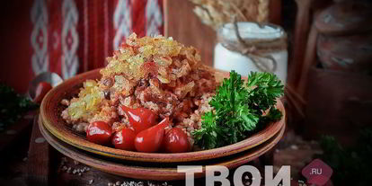 Шаг 7: рассыпчатой пшеничной каши