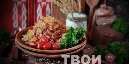 Шаг 8: рассыпчатой пшеничной каши