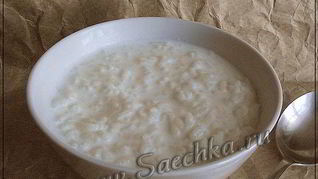 Рецепт Молочной рисовой каши