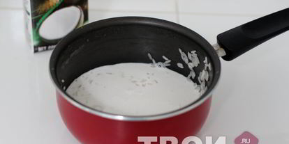 Шаг 2: рисовой каши на кокосовом молоке с бананом