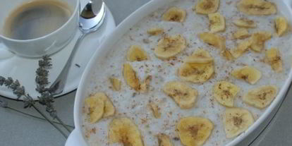 Шаг 5: рисовой каши с бананами и мускатным орехом