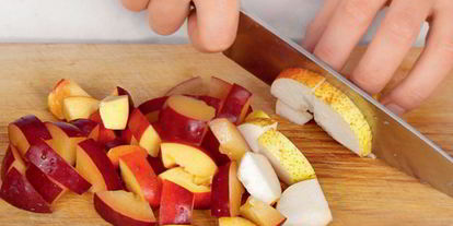 Шаг 1: рисовой каши с фруктами