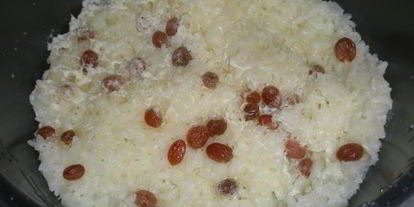 Шаг 8: рисовой каши с изюмом в мультиварке на молоке