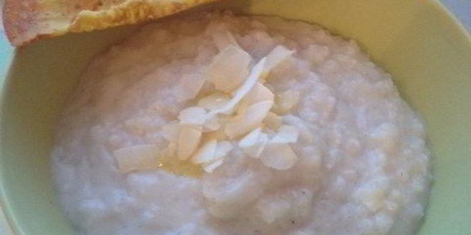 Рецепт рисовой каши с кокосом