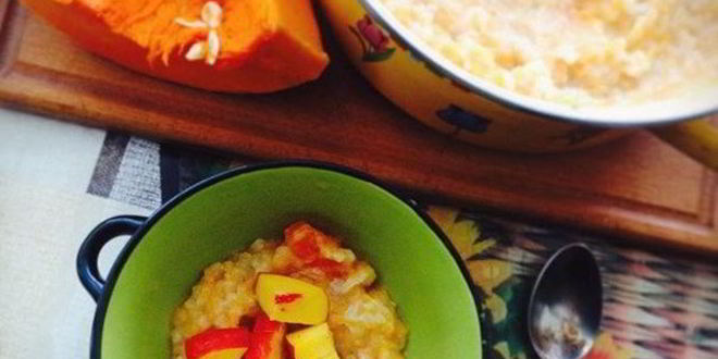 Рецепт рисовой каши с тыквой и корицей