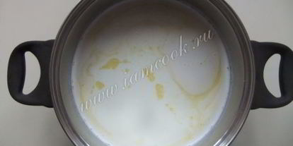 Шаг 3: рисовой каши с вишневым киселем