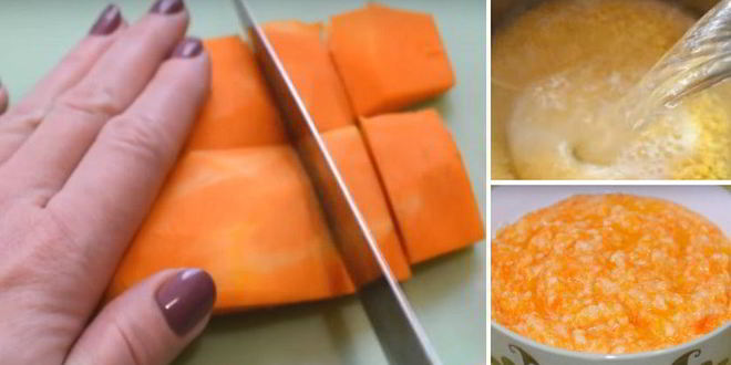 Рецепт тыквенной каши с пшеном