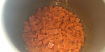 Шаг 2: тыквенной каши с рисом в мультиварке