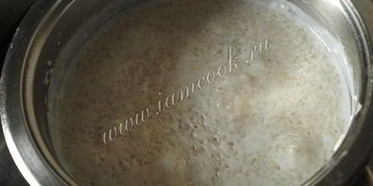 Шаг 3: ячневой каши на молоке