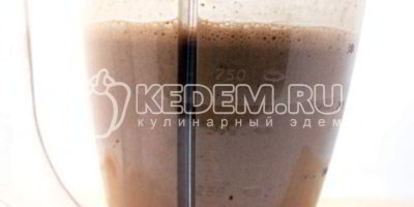 Шаг 3: бананова-шоколадного коктейль