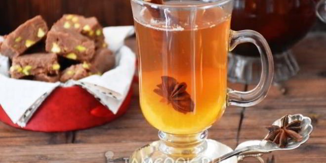 Рецепт чая с апельсином и корицей