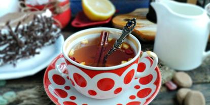 Шаг 5: чая с апельсиновой коркой, клюквой и корицей