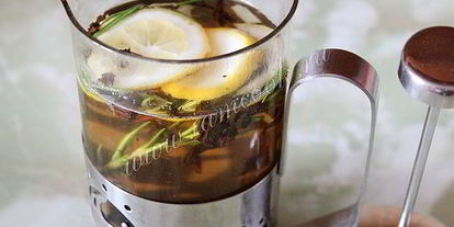 Шаг 3: чая с лимоном, имбирем и розмарином