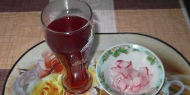 Рецепт Гарнира из редиски и редисочный чай
