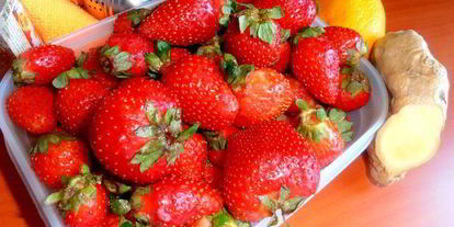 Шаг 3: имбирного чая с клубникого