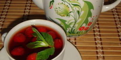 Шаг 3: клубничного чая