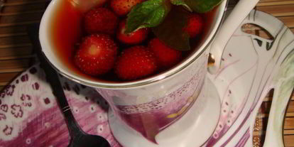 Шаг 4: клубничного чая