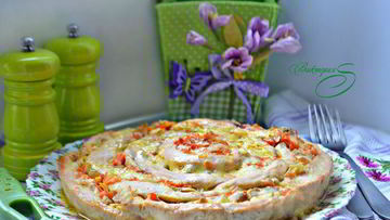 Рецепт Куриных грудок, запеченных с грибами Роза чайная