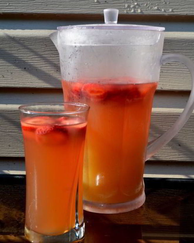 Рецепт персикового холодного чая