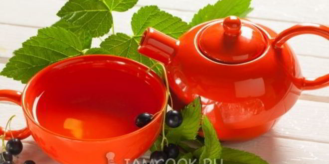 Рецепт смородинового чая