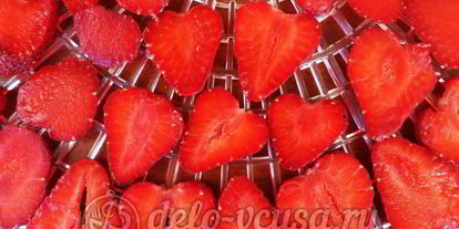 Шаг 2: сушеной клубники на чай