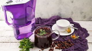 Рецепт Витаминного чая с черной смородиной и шиповником