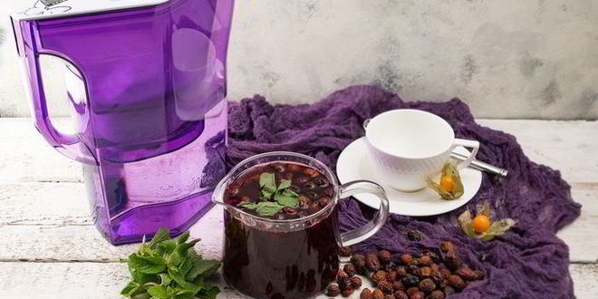 Рецепт Витаминного чая с черной смородиной и шиповником