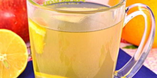 Рецепт яблочно-цитрусового чай с мятой