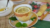 Рецепт Зеленого чая с имбирем лимоном и медом