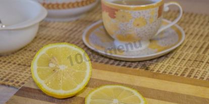 Шаг 7: зеленого чая с имбирем лимоном и медом