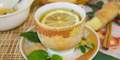 Шаг 9: зеленого чая с имбирем лимоном и медом