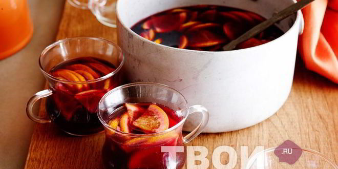 Рецепт фруктового пунша с водкой