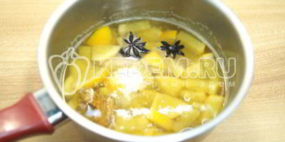 Шаг 5: глинтвейна из белого вина