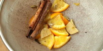 Шаг 4: глинтвейна с апельсином