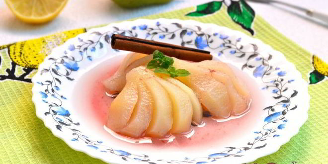 Рецепт груш вареных в сиропе