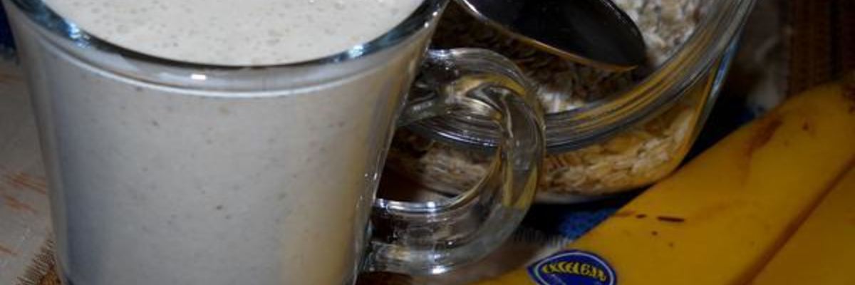 Рецепт Йогуртового коктейля с овсянкой и творогом