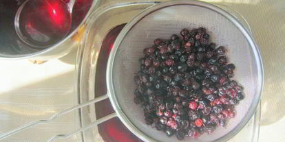 Шаг 2: черничного киселя