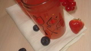 Рецепт Домашнего клубничного киселя