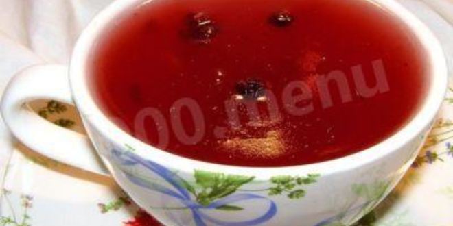 Рецепт киселя из крахмала и варенья