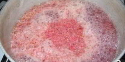 Шаг 1: киселя из красной смородины