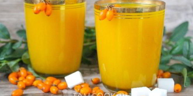 Рецепт киселя из облепихи