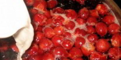 Шаг 3: киселя из вишни