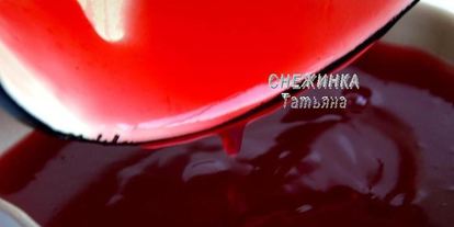 Шаг 4: киселя клюквенного