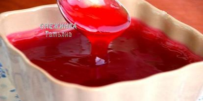 Шаг 5: киселя клюквенного