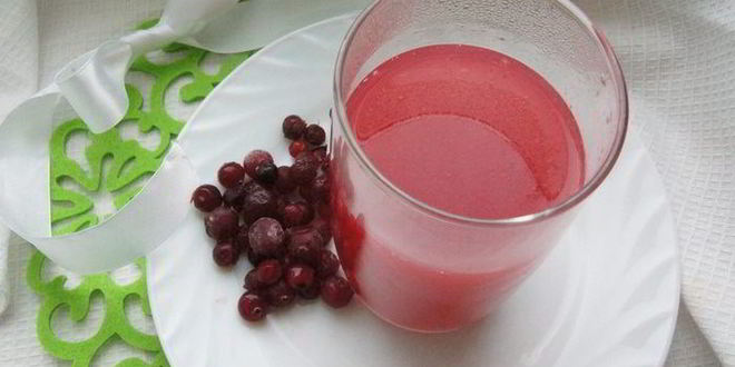Рецепт клюквенного киселя