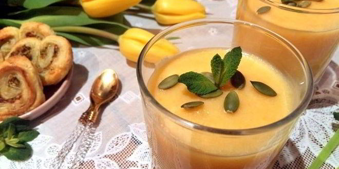 Рецепт Молочно-тыквенного кисель